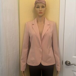 Blush blazer lined